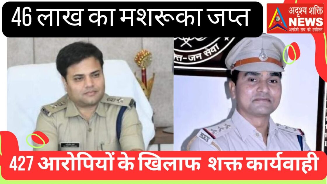 दुल्हा बना स्टेंडमैन 20250102 203814 0000 2024 में 427 पर कार्रवाई, 46 लाख का मादक पदार्थ और शराब जब्त।