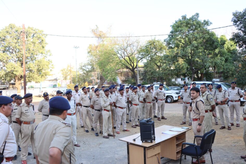 IMG 20250330 WA0148 कटनी में 300 पुलिसकर्मी तैनात, नागरिकों से शांति बनाए रखने की अपील