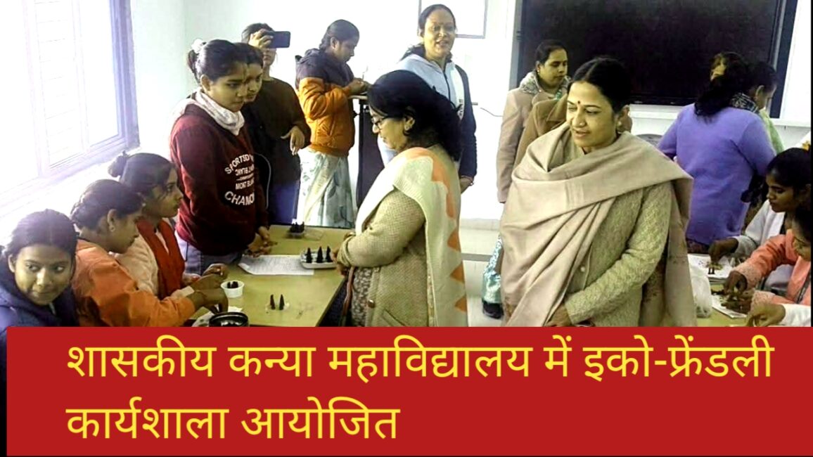 1001225339 शासकीय कन्या महाविद्यालय में इको-फ्रेंडली कार्यशाला आयोजित